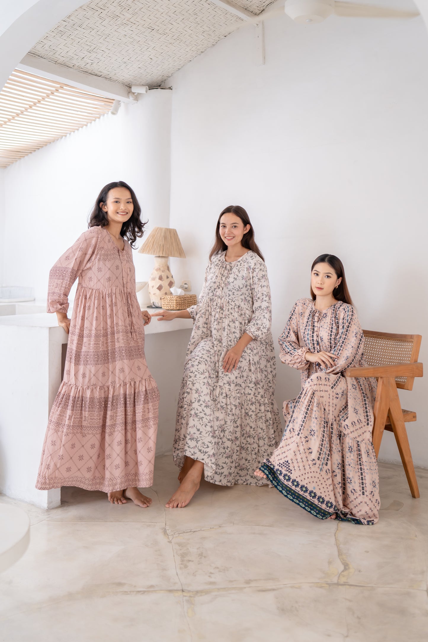 Aliyah - Flowy Breastfeeding-Friendly Maxi Dress in Soft Rayon