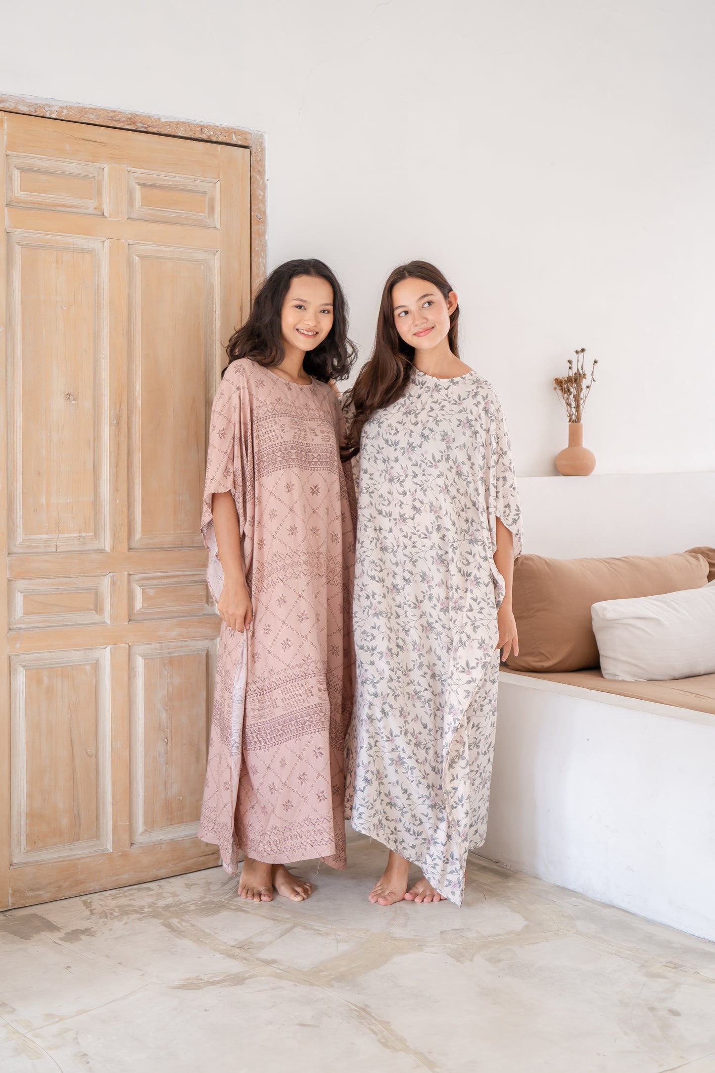 Wina - Relaxed Fit Maxi Kaftan Dress in Soft Rayon